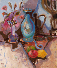 Vases and fruits 73 60